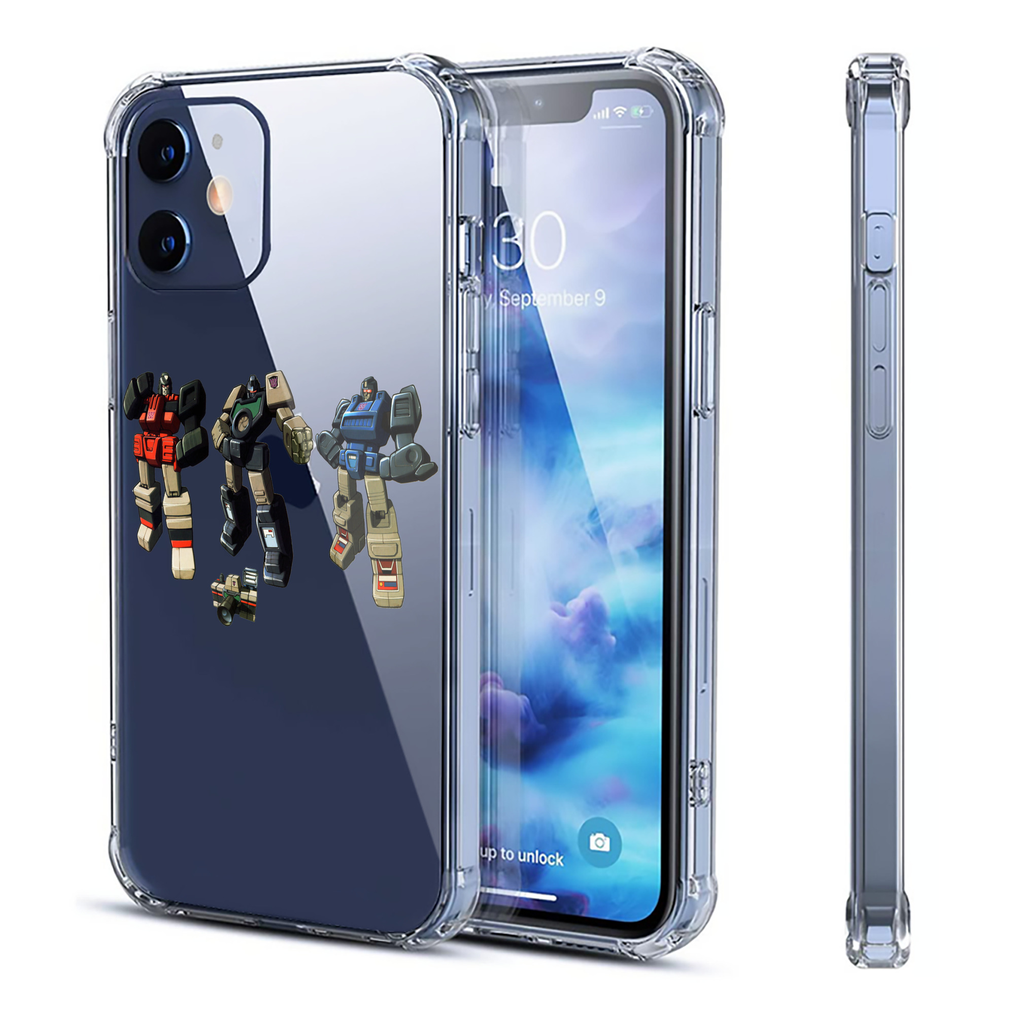 （画像用）  【iPhone 12シリーズ対応】透明スマホケース（クリアソフトケース）